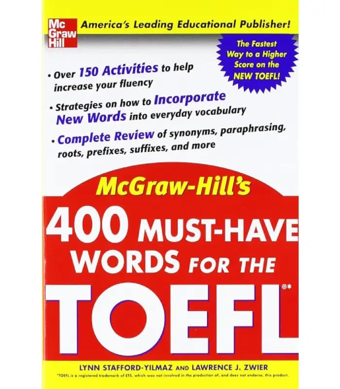 کتاب 400 Must-Have Words for the TOEFL اثر Lynn Stafford-Yilmaz و Lawrence Zwier | نسخه PDF