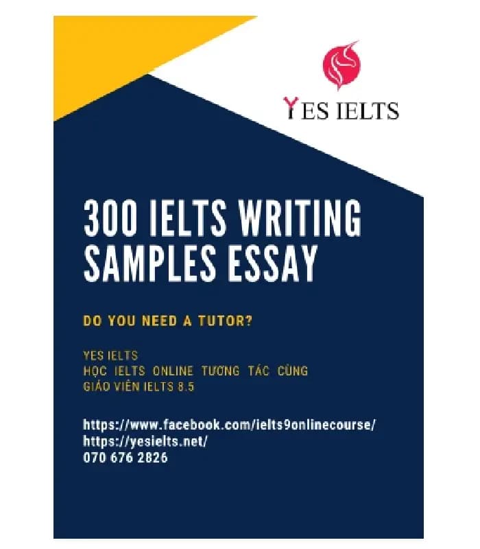 کتاب 300 IELTS Writing Sample Essays اثر Yes IELTS | نسخه PDF