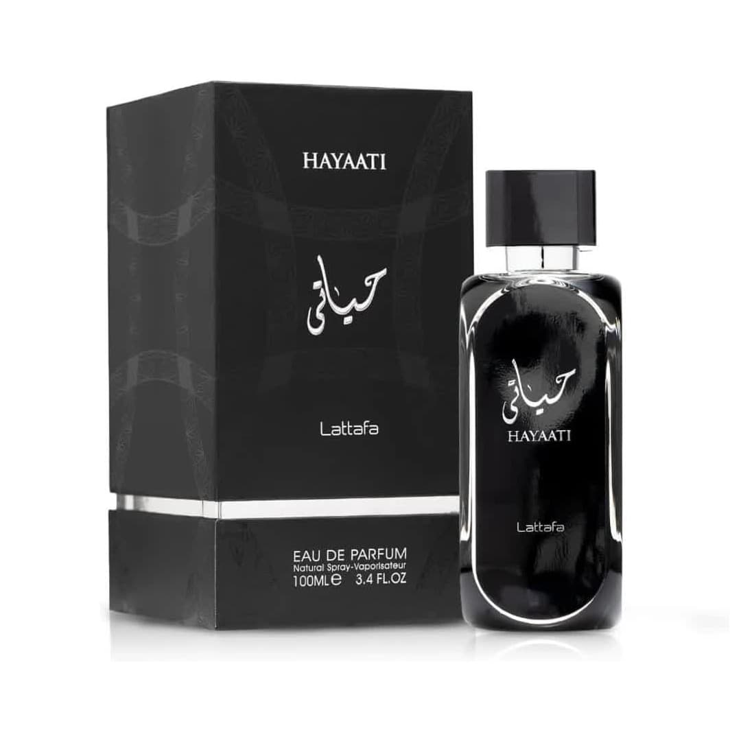 عطر ( ادکلن ) لطافه مدل حیاتی سیاە| Hayaati Lattafa