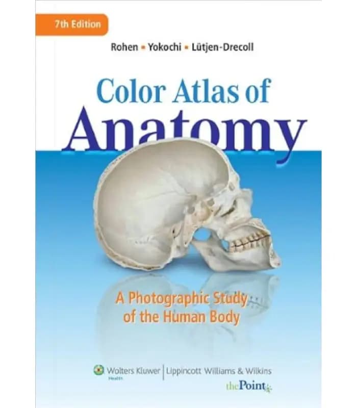 کتاب Color Atlas of Anatomy (اطلس رنگی آناتومی) اثر یوهانس روهن | نسخه انگلیسی PDF