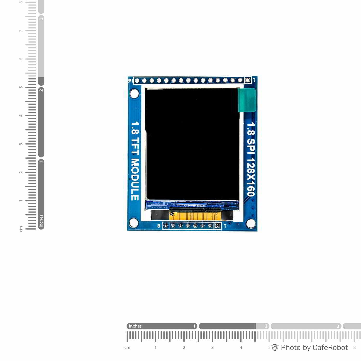 ماژول نمایشگر 1.8 اینچی TFT دارای ارتباط SPI و درایور ST7735R — تصویر ۶