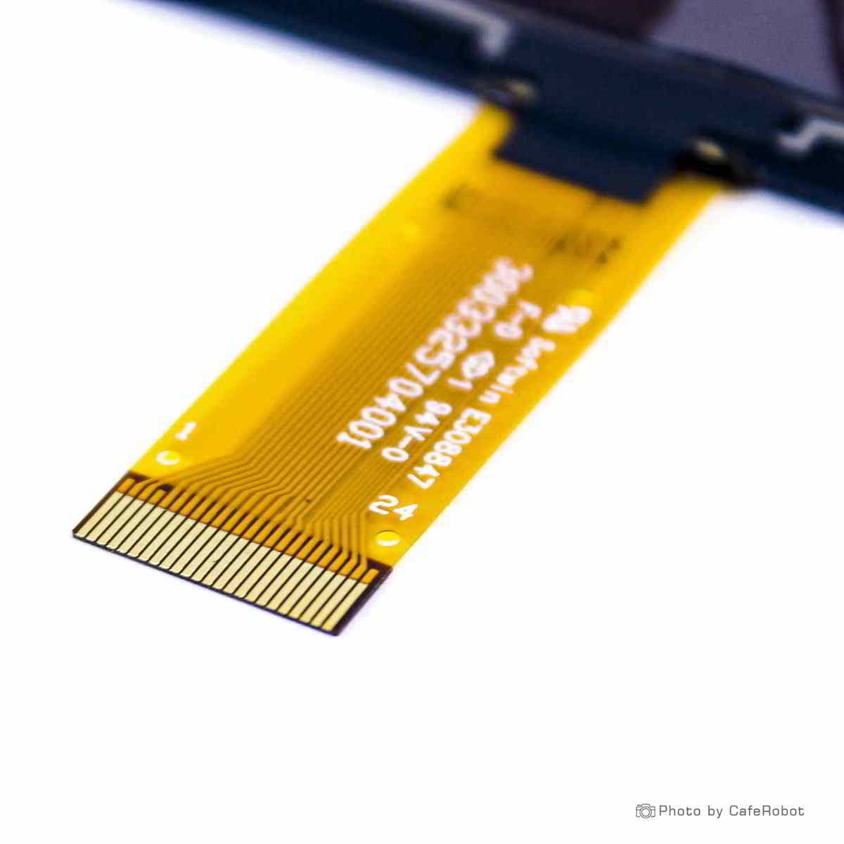 نمایشگر OLED تک رنگ آبی 2.23 اینچ دارای ارتباط SPI و چیپ درایور SSD1305 با کابل فلت 24 پین Plug In — تصویر ۵