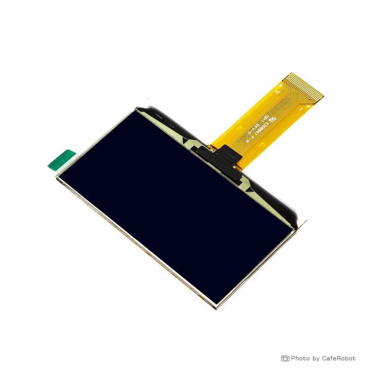 نمایشگر OLED تک رنگ آبی 2.42 اینچ دارای ارتباط SPI/IIC/Parallel و چیپ درایور SSD1309 با کابل فلت 24 پین Plug In — تصویر ۲