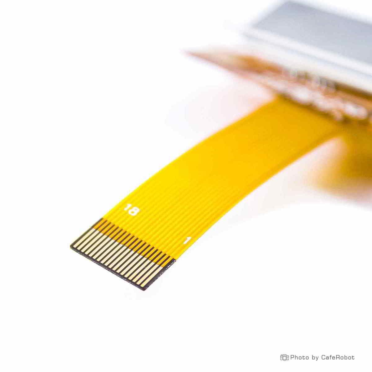 نمایشگر TFT لمسی تمام رنگ 2.8 اینچ دارای ارتباط SPI و چیپ درایور ILI9341 با کابل فلت 18 پین Plug In — تصویر ۵
