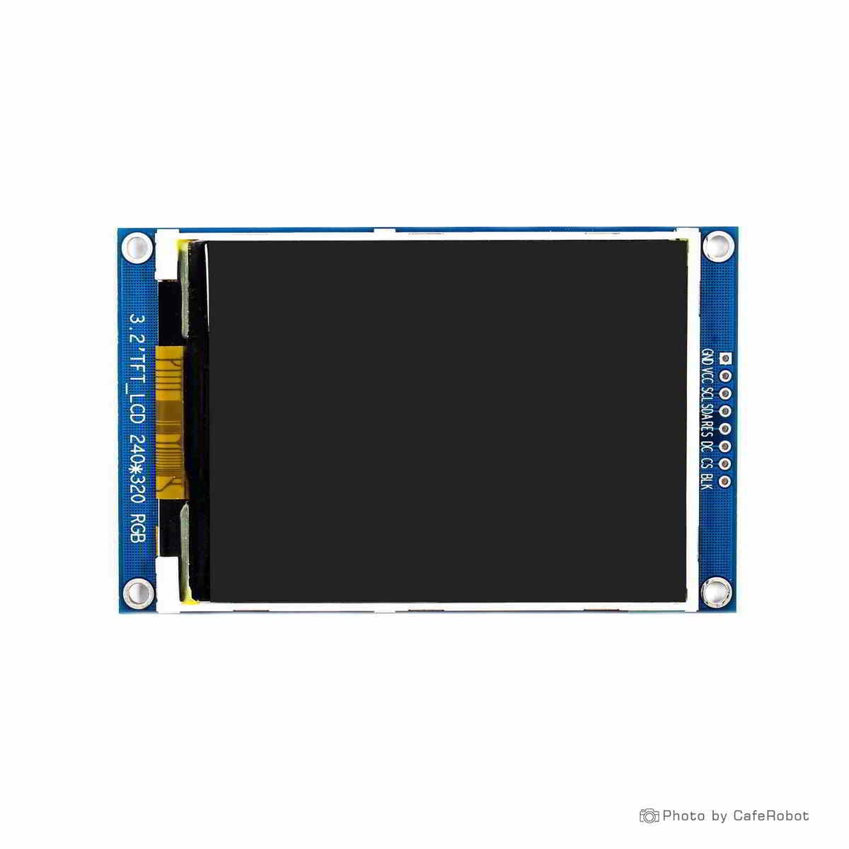 ماژول نمایشگر TFT تمام رنگ 3.2 اینچ دارای ارتباط SPI و چیپ درایور ili9341 — تصویر ۳