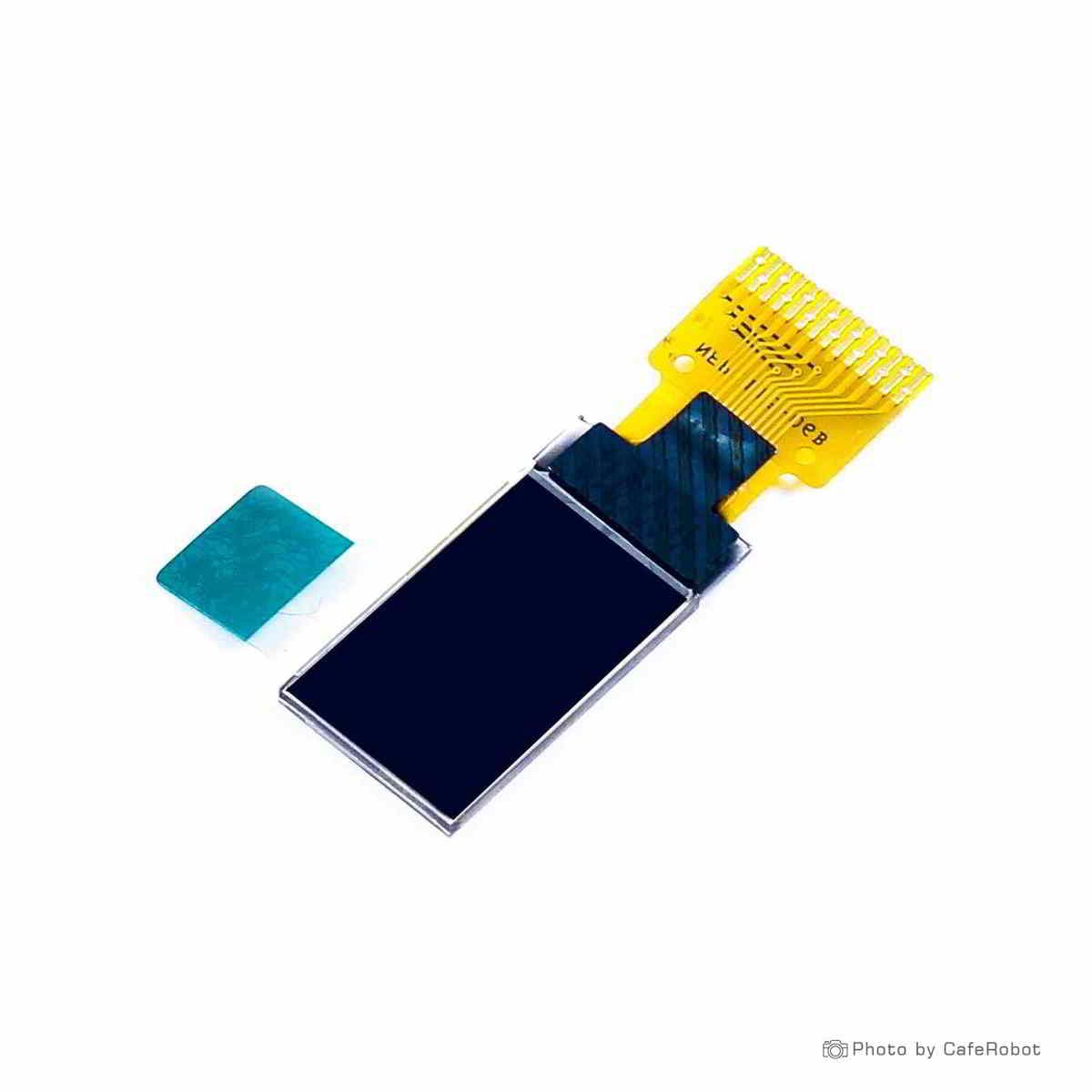 نمایشگر OLED تک رنگ سفید 0.5 اینچ دارای ارتباط IIC و چیپ درایور CH1115 با کابل فلت 14 پین — تصویر ۲