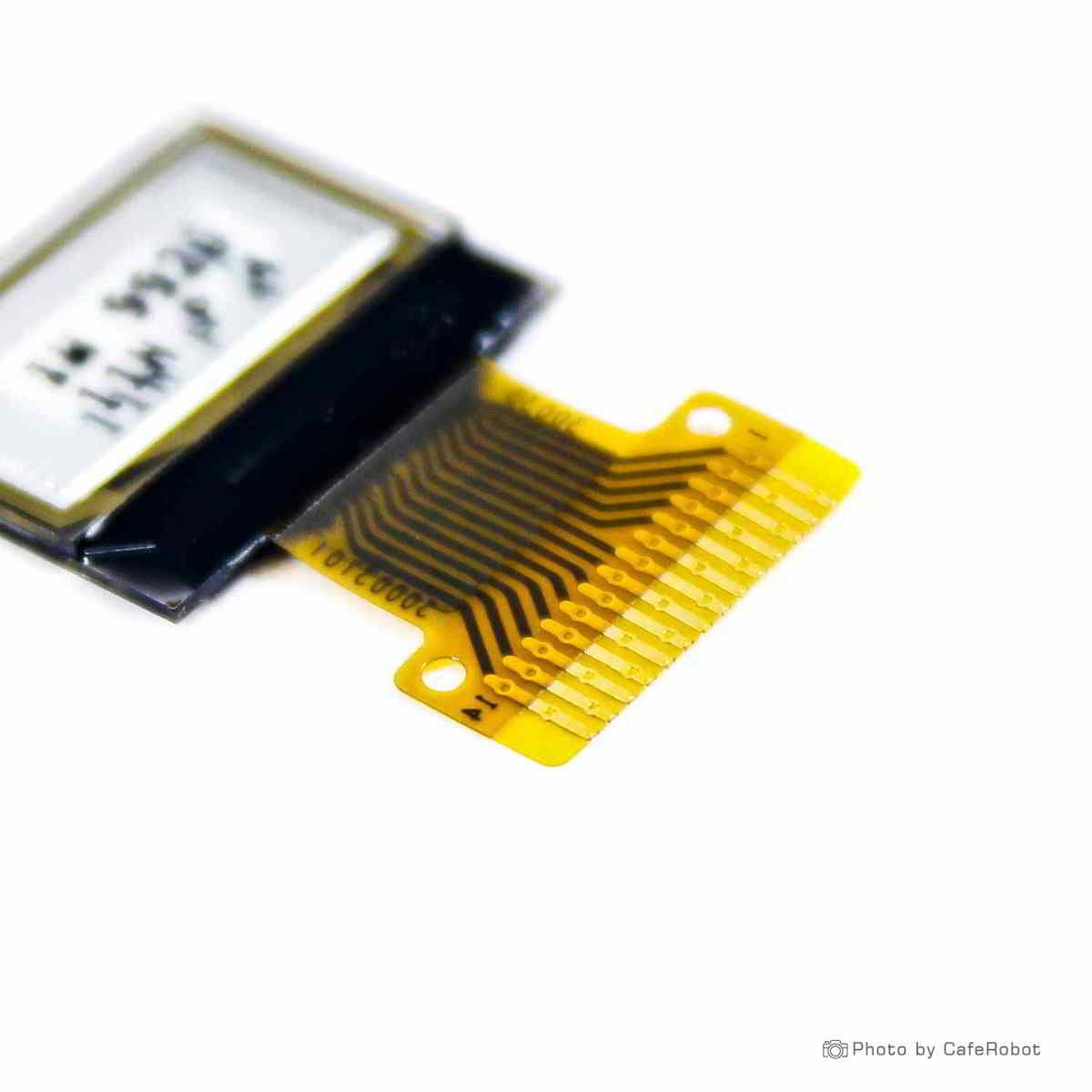 نمایشگر OLED تک رنگ سفید 0.49 اینچ دارای ارتباط IIC و چیپ درایور SSD1306 با کابل فلت 14 پین — تصویر ۵