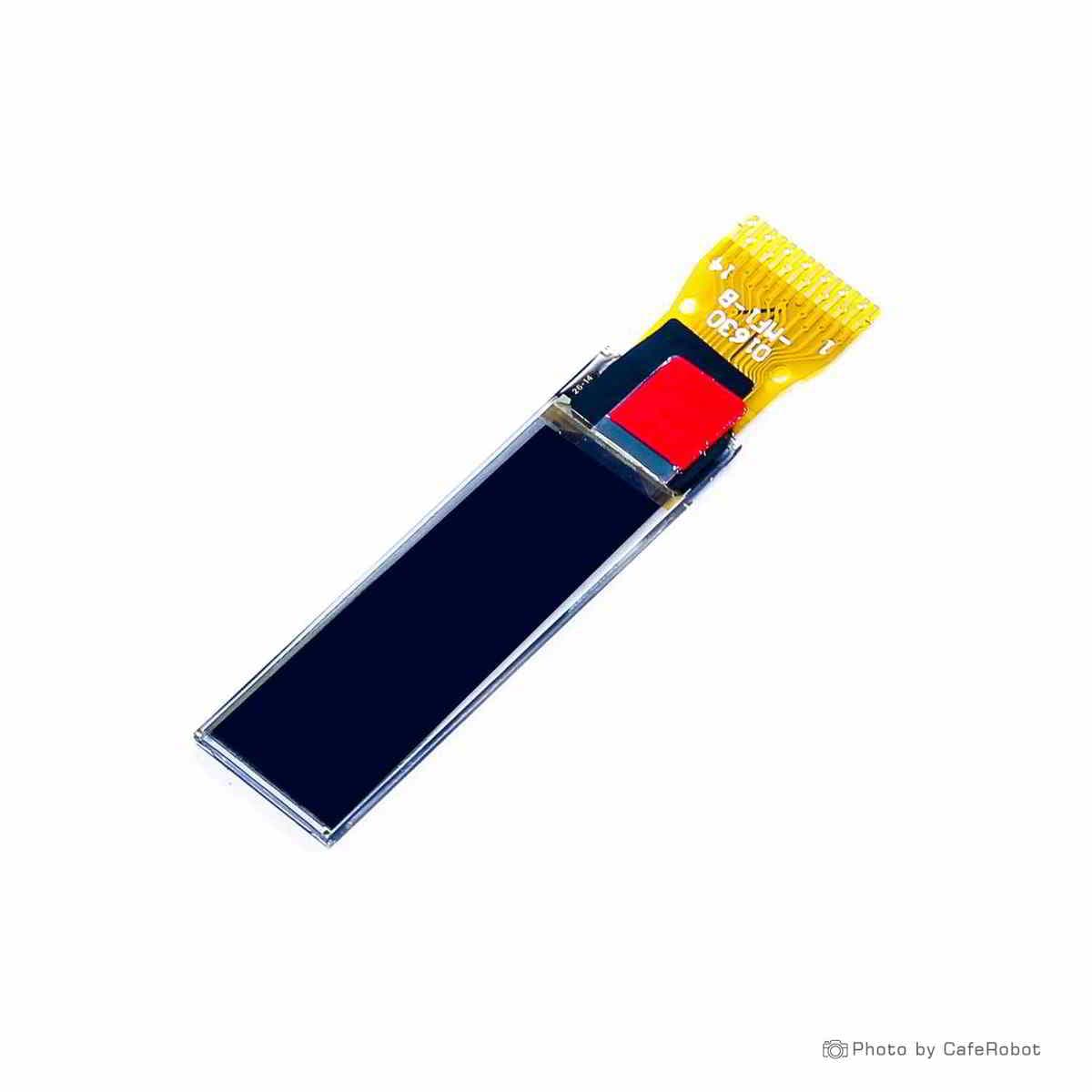 نمایشگر OLED تک رنگ سفید 0.86 اینچ دارای ارتباط IIC و چیپ درایور SDD1316 با کابل فلت 14 پین — تصویر ۲