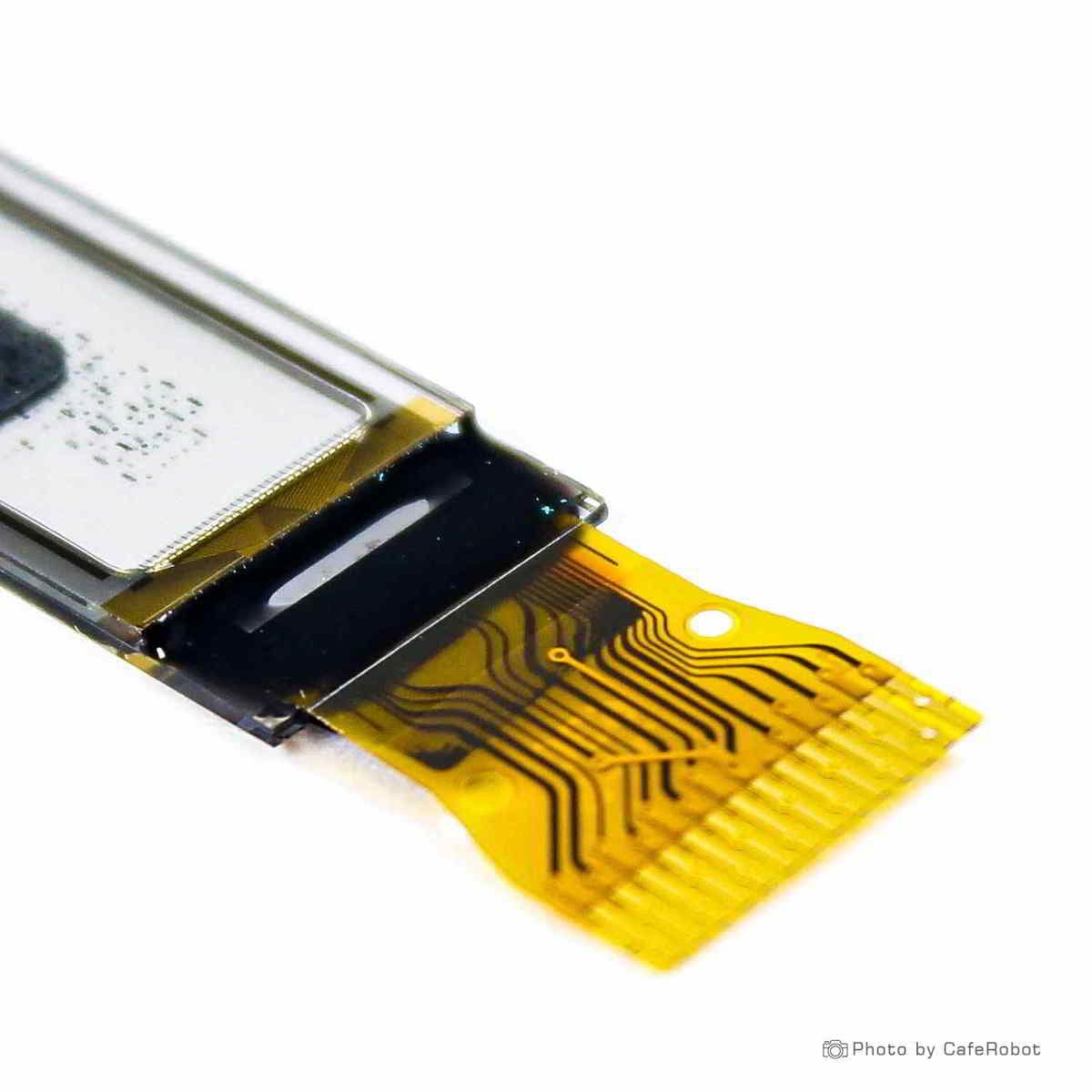 نمایشگر OLED تک رنگ سفید 0.86 اینچ دارای ارتباط IIC و چیپ درایور SDD1316 با کابل فلت 14 پین — تصویر ۵