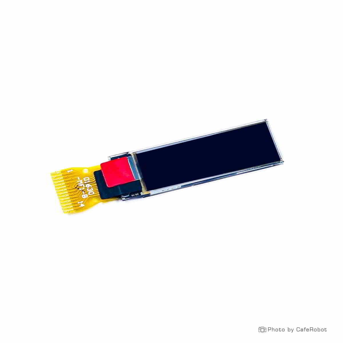 نمایشگر OLED تک رنگ سفید 0.86 اینچ دارای ارتباط IIC و چیپ درایور SDD1316 با کابل فلت 14 پین — تصویر ۶