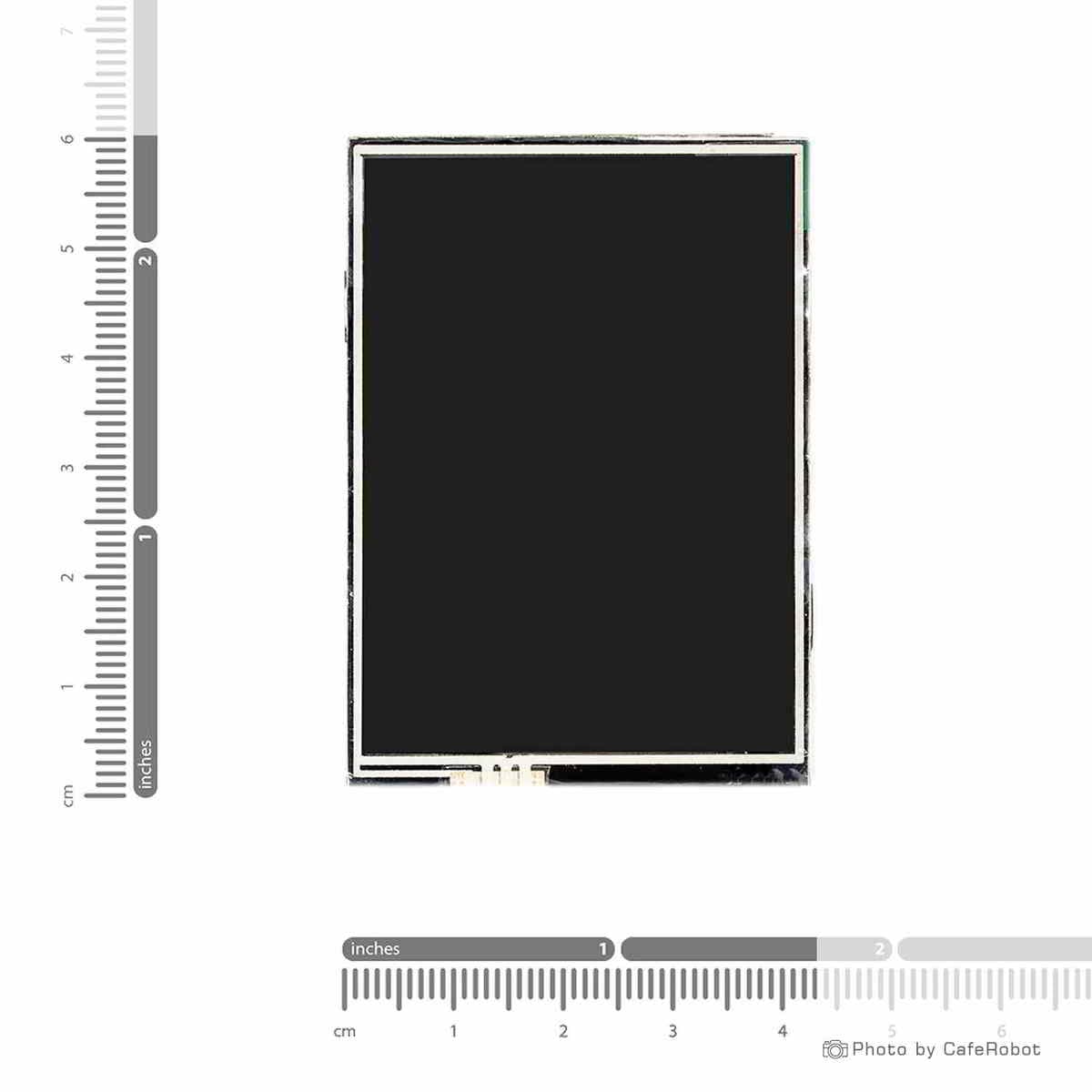 نمایشگر TFT لمسی تمام رنگ 2.4 اینچ دارای ارتباط Parallel و چیپ درایور ILI9341 با کابل فلت 37 پین — تصویر ۷