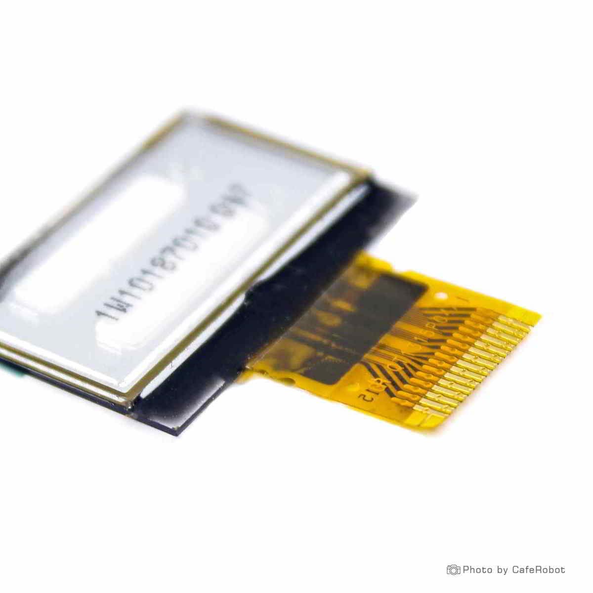نمایشگر OLED تک رنگ سفید 0.96 اینچ دارای ارتباط SPI و چیپ درایور SSD1315 با کابل فلت 15 پین — تصویر ۵