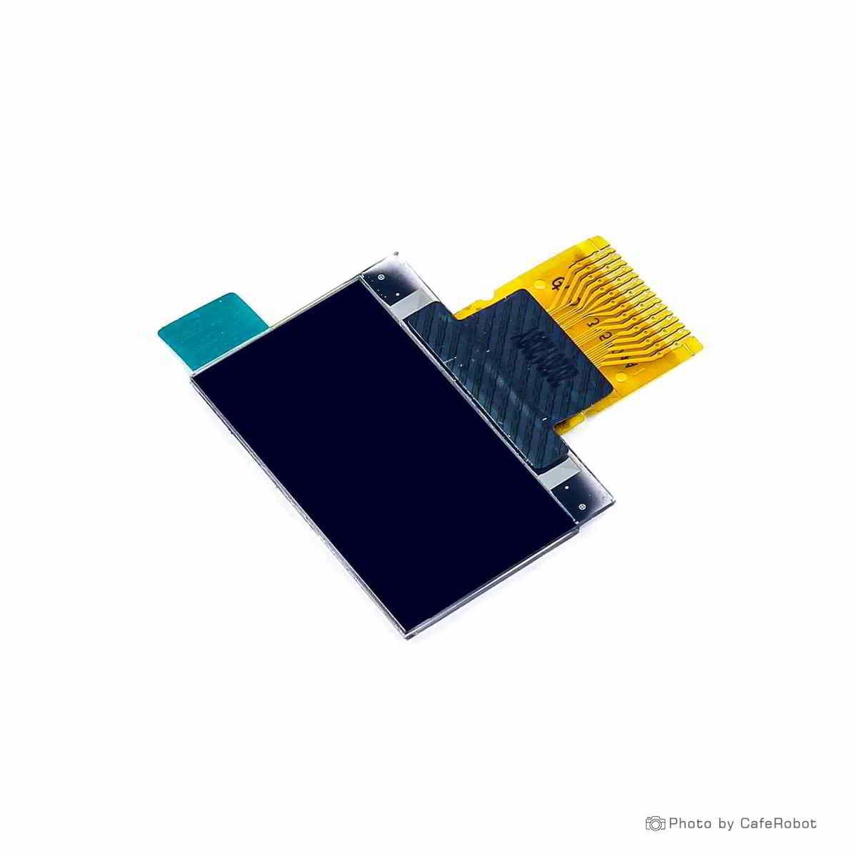 نمایشگر OLED تک رنگ سفید 0.96 اینچ دارای ارتباط SPI و چیپ درایور SSD1315 با کابل فلت 15 پین — تصویر ۲