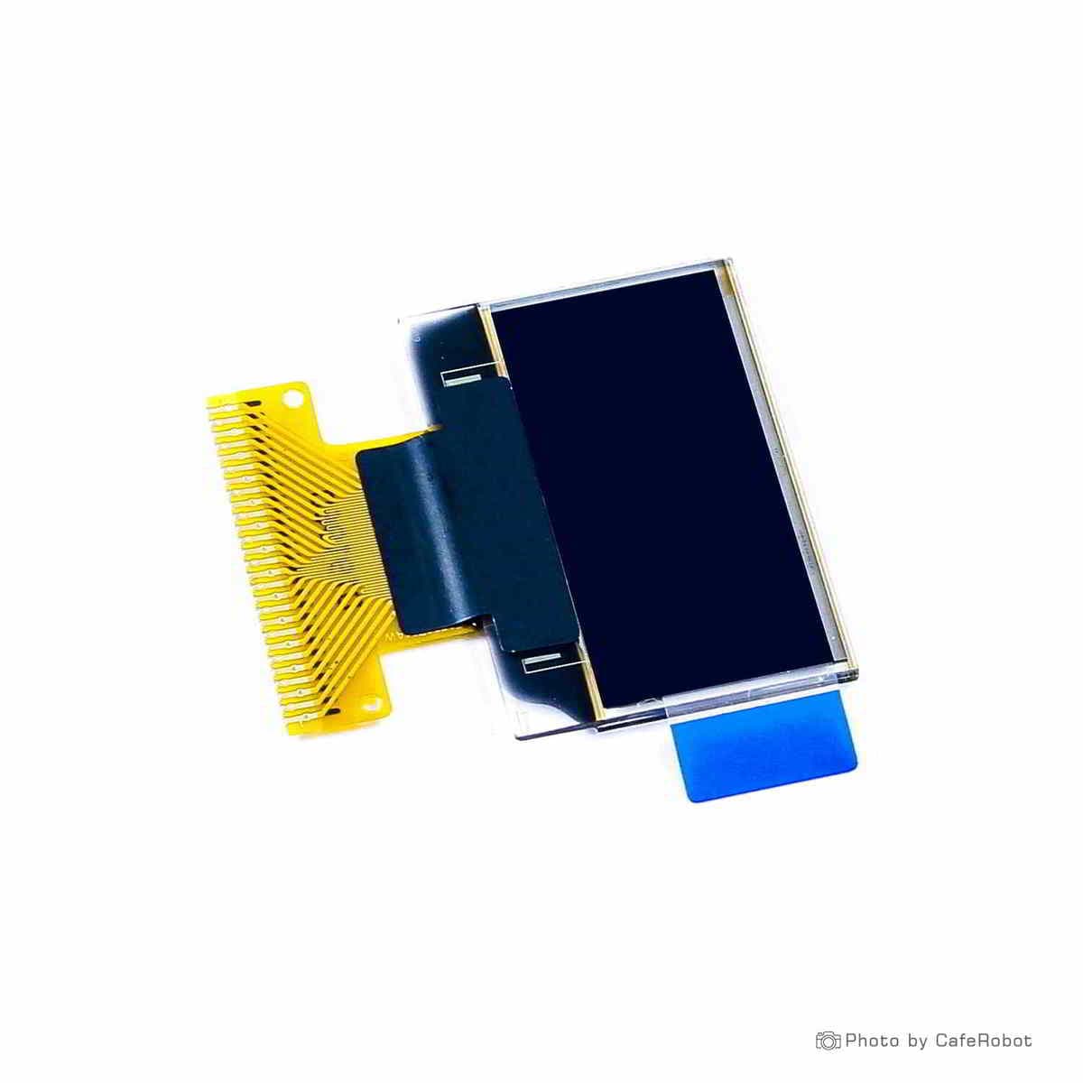نمایشگر OLED تک رنگ آبی 0.82 اینچ دارای ارتباط IIC/Parallel و چیپ درایور SSD1306 با کابل فلت 27 پین — تصویر ۶