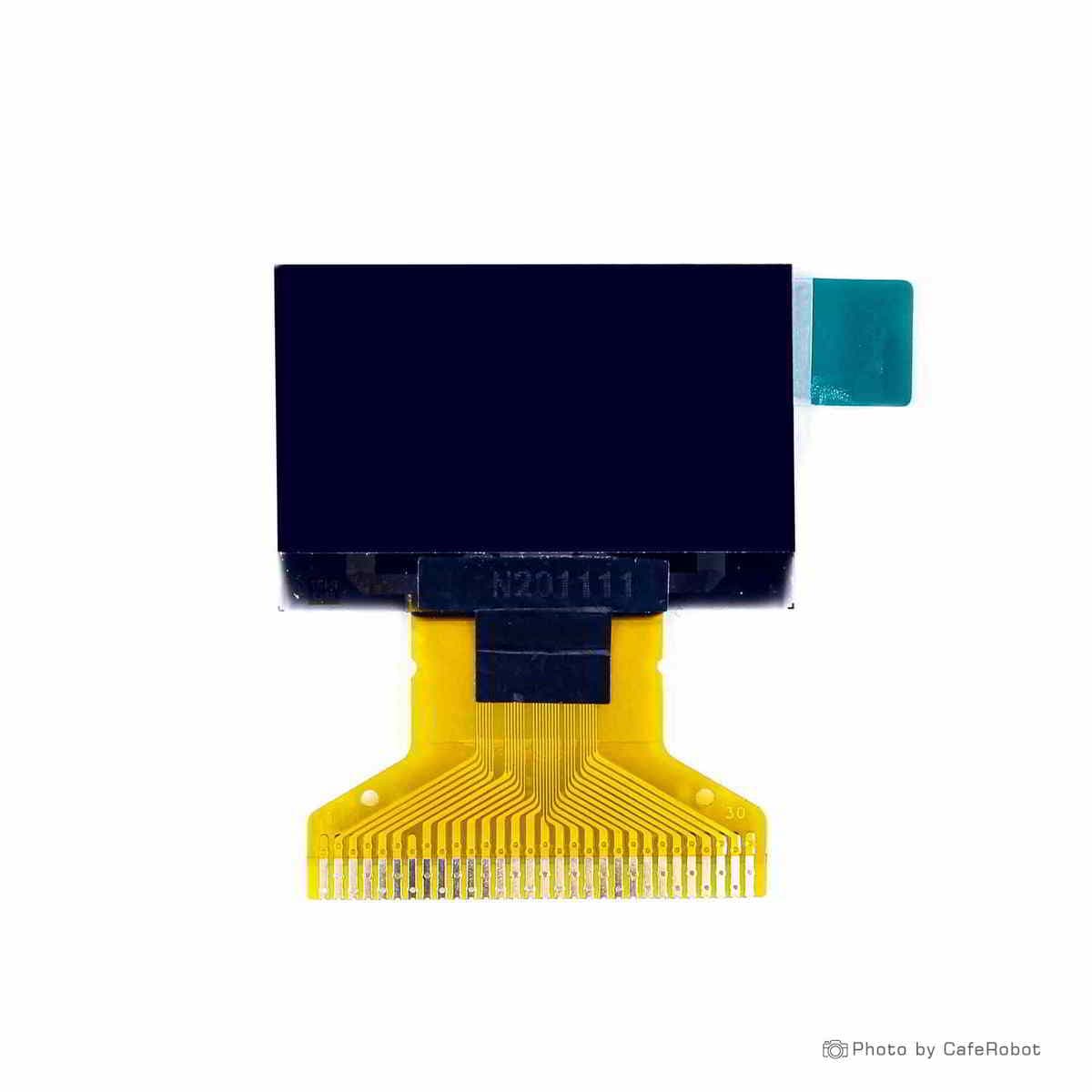 نمایشگر OLED دو رنگ زرد و آبی 0.96 اینچ دارای ارتباط SPI/IIC و چیپ درایور SSD1315 با کابل فلت 30 پین — تصویر ۴