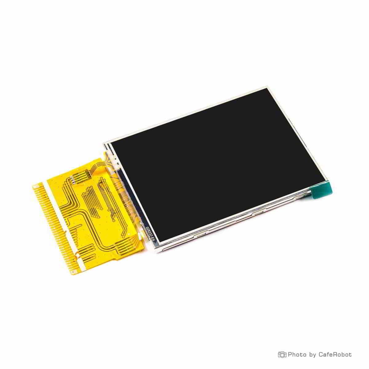 نمایشگر TFT لمسی تمام رنگ 2.8 اینچ دارای ارتباط Parallel و چیپ درایور ILI9341 با کابل فلت 37 پین — تصویر ۶