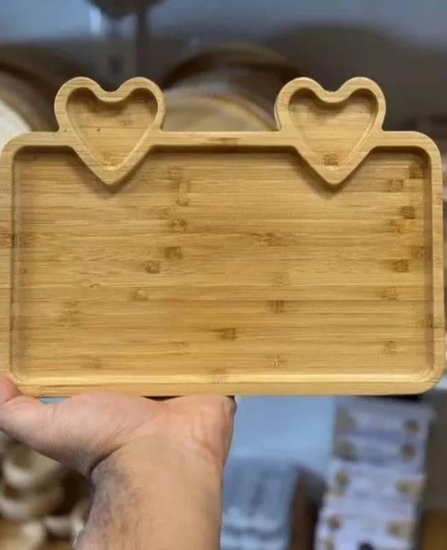 دیس سرو مستطیلی بامبو کد vt1008 — تصویر ۲