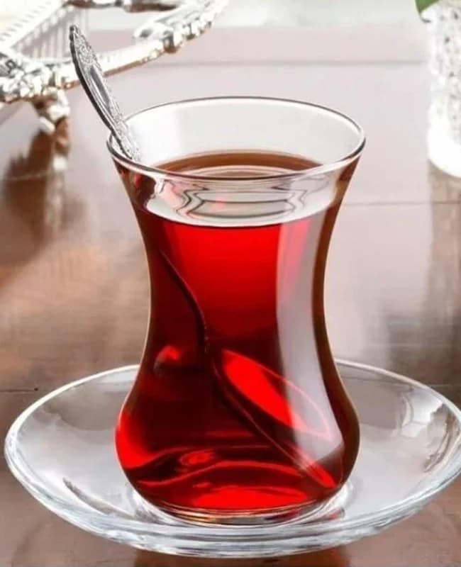 استکان نعلبکی 6تایی پاشاباغچه مدل وفا 96942/8 — تصویر ۳