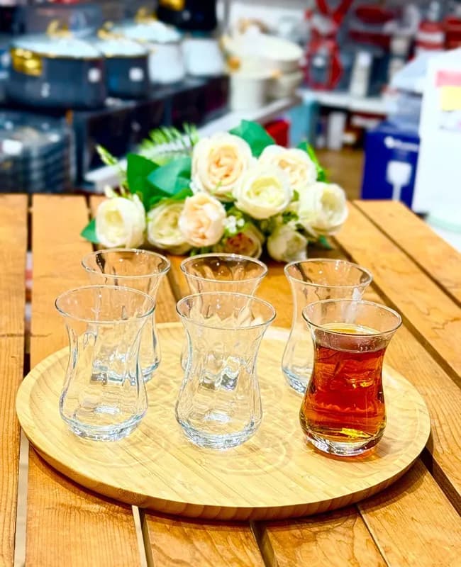 استکان پاشاباغچه 6تایی مدل آیدا AIDA-62511 — تصویر ۳