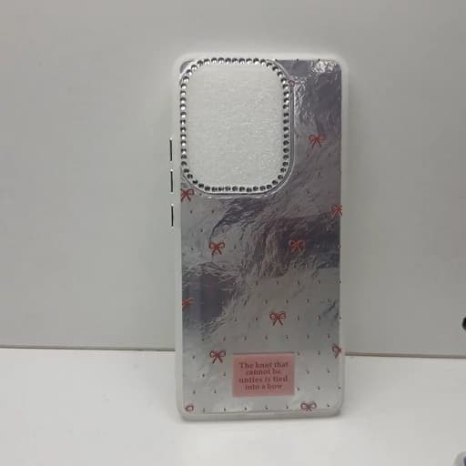 گارد محافظ شیائومی Poco X7 pro قاب اطلسی طرح پاپیون لنز نگین دار پوکو ایکس 7 پرو Poco x7pro