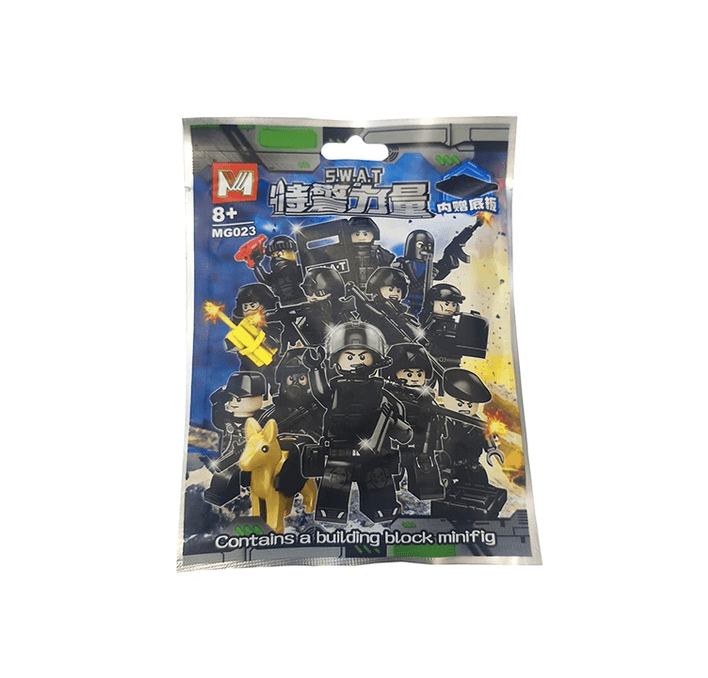 مینی فیگور شانسی مدل نیروی ویژه پلیس طرح S.W.A.T کد MG023