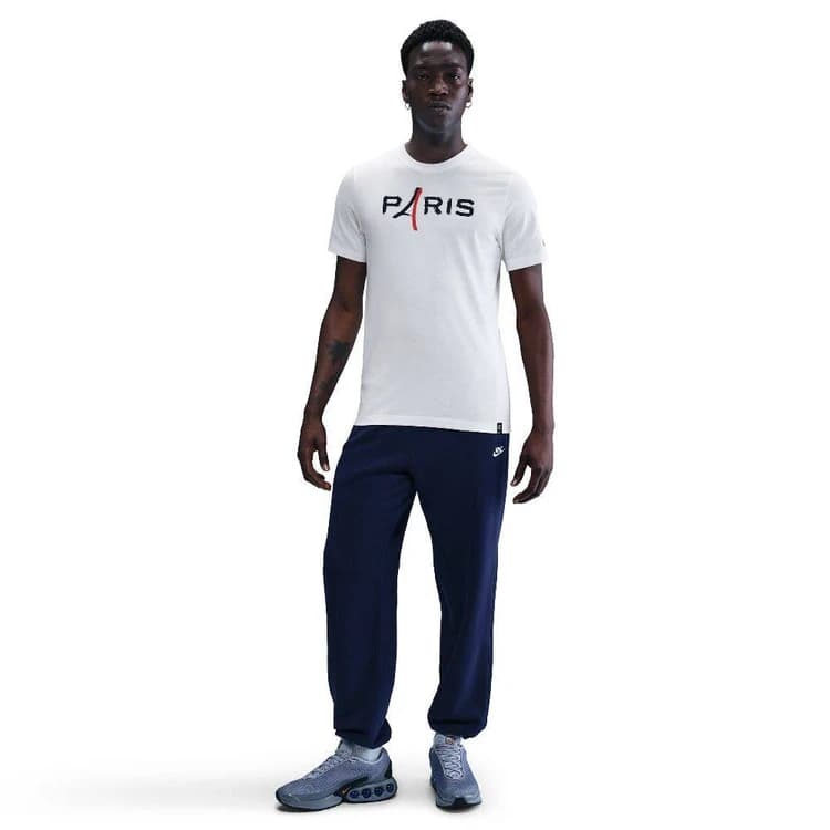 تیشرت نایکی Paris Saint-Germain Away سفید — تصویر ۲