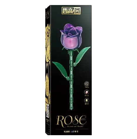 ساختنی ژگائو مدل دسته گل رز مجموعه 6 عددی کد 957005 — تصویر ۶