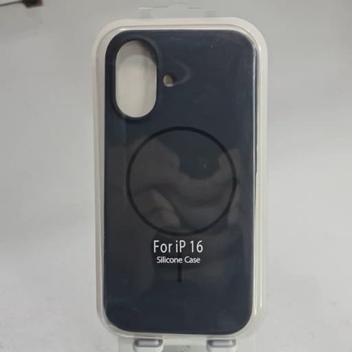 گارد آیفون 16 طرح سیلیکونی مگ سیف اصلی iphon 16 رنگ خاکستری