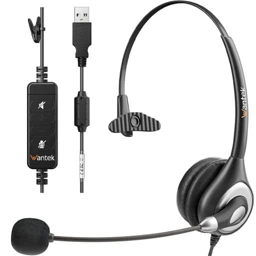 هدست سیمی Wantek USB