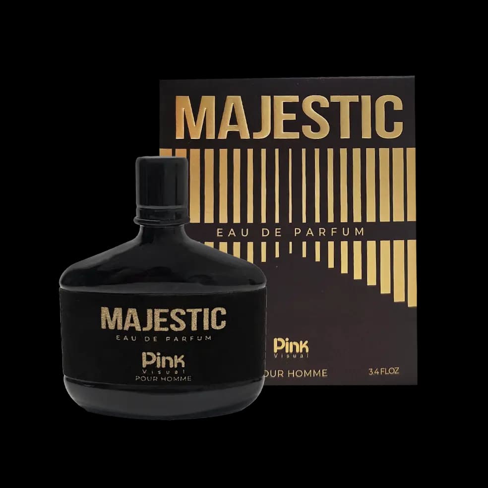 ادوپرفیوم پینک ویژوآل مدل Majestic حجم 100 میلی لیتر – رایحه Molecule 01