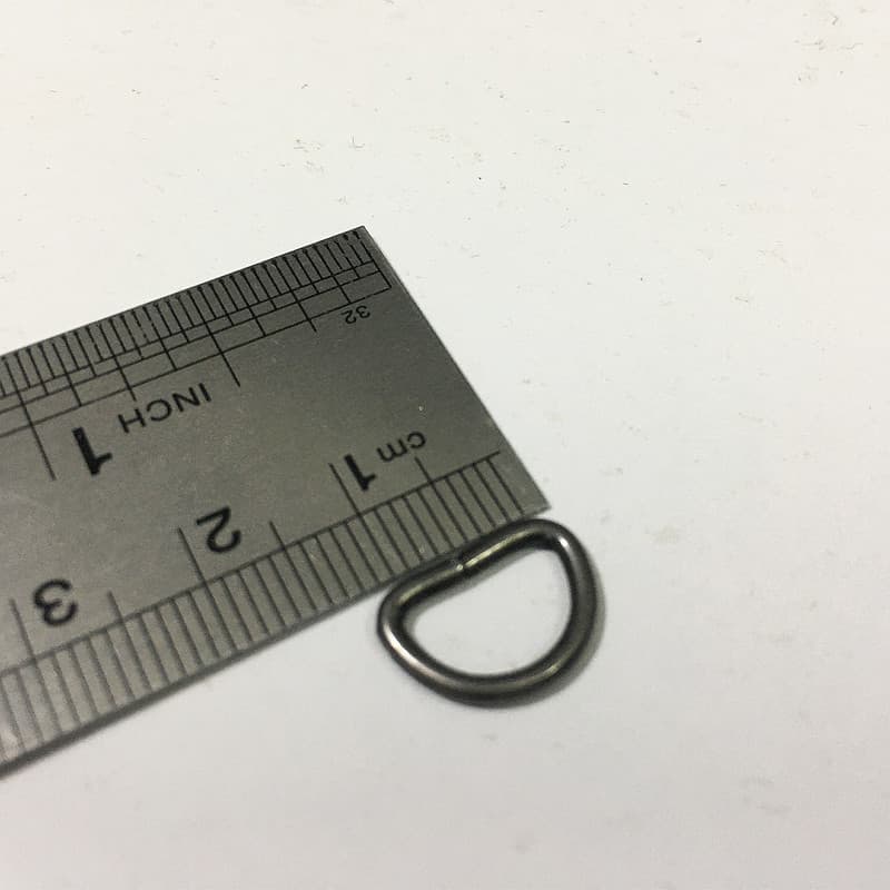 یراق حلقه مدل 1cm-BLK بسته 50 عددی — تصویر ۲