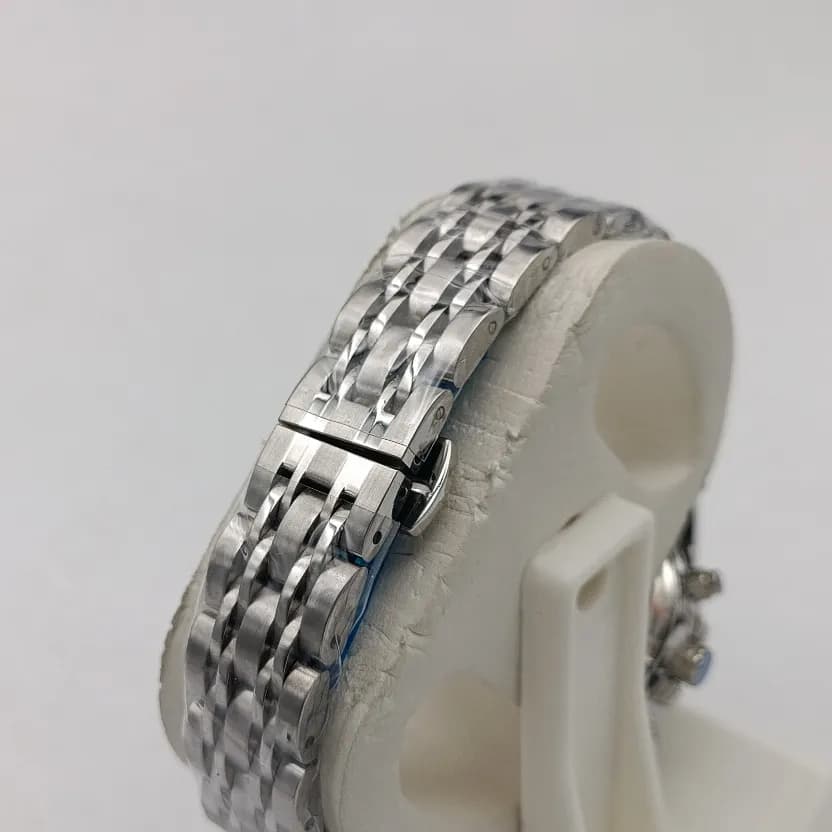 ساعت مچی زنانه سیکو استیل صفحه مشکی طرح سه موتور با تقویم و موتور ژاپن — تصویر ۹