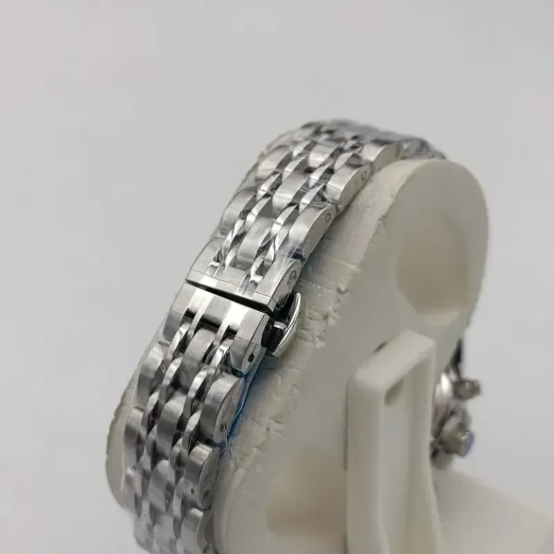 ساعت مچی زنانه سیکو استیل صفحه مشکی طرح سه موتور با تقویم و موتور ژاپن — تصویر ۴
