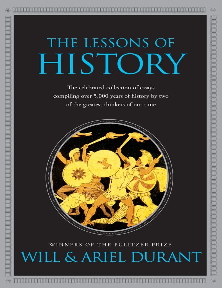 کتاب The Lessons of History (درس‌های تاریخ) نسخه انگلیسی PDF | ویل دورانت و آریل دورانت