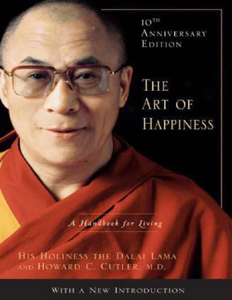 کتاب The Art of Happiness: A Handbook for Living (هنر شادمانی: راهنمای زندگی) نسخه انگلیسی PDF | دالایی لاما و هاوارد کاتلر