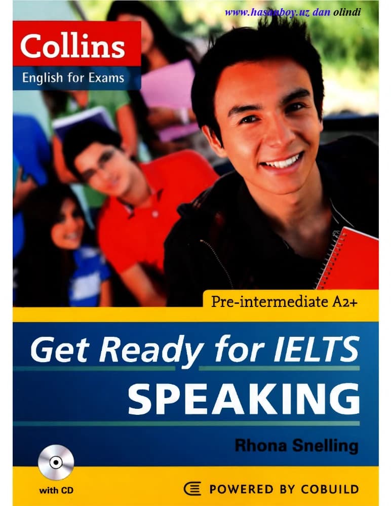 کتاب Get Ready for IELTS: Speaking: Pre-Intermediate A2+ (برای آیلتس آماده شوید: اسپیکینگ، پیش‌متوسط A2+) نسخه انگلیسی PDF | رونا اسنلینگ
