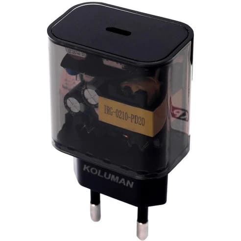شارژر دیواری کلومن مدل KC-H125 ظرفیت ۲۰ وات — تصویر ۲