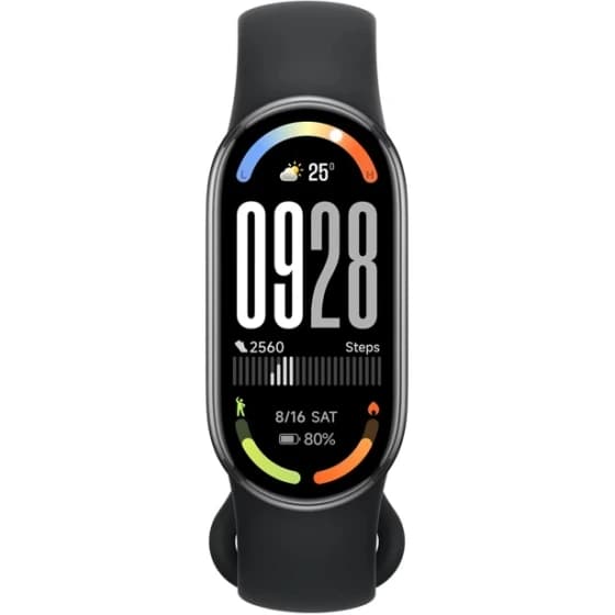 مچ بند هوشمند شیائومی مدل Mi Band 10 Active {مشکی و نارنجی و صورتی} — تصویر ۳