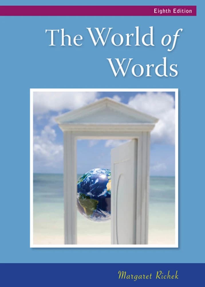 کتاب The World of Words (دنیای واژه‌ها) نسخه انگلیسی PDF | مارگارت آن ریچک