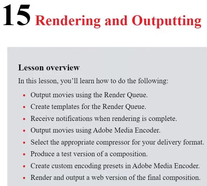 کتاب Adobe After Effects Classroom in a Book 2024 Release — تصویر ۴