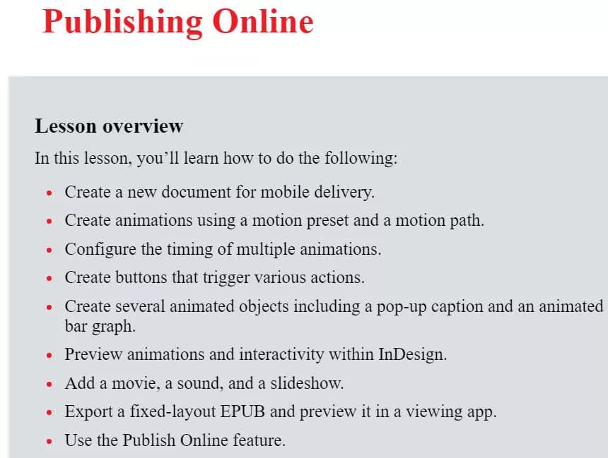 کتاب Adobe InDesign Classroom in a Book 2024 Release — تصویر ۴