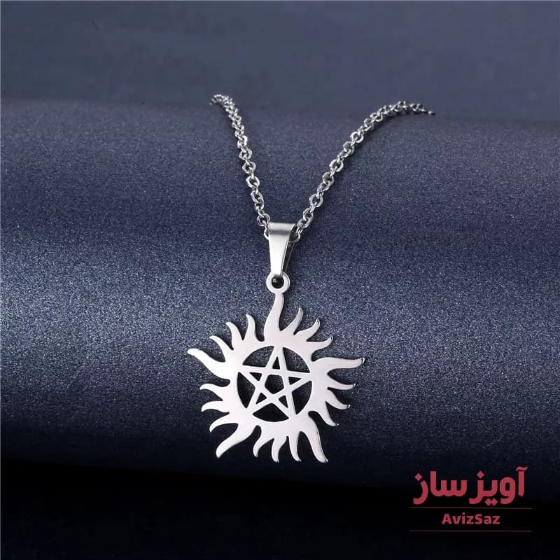 گردنبند ستاره پنج پر کد 101985