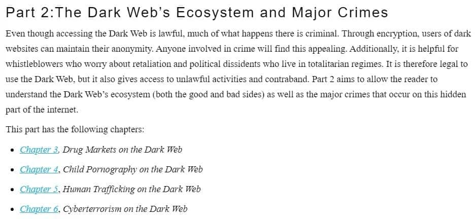 کتاب Combating Crime on the Dark Web — تصویر ۳
