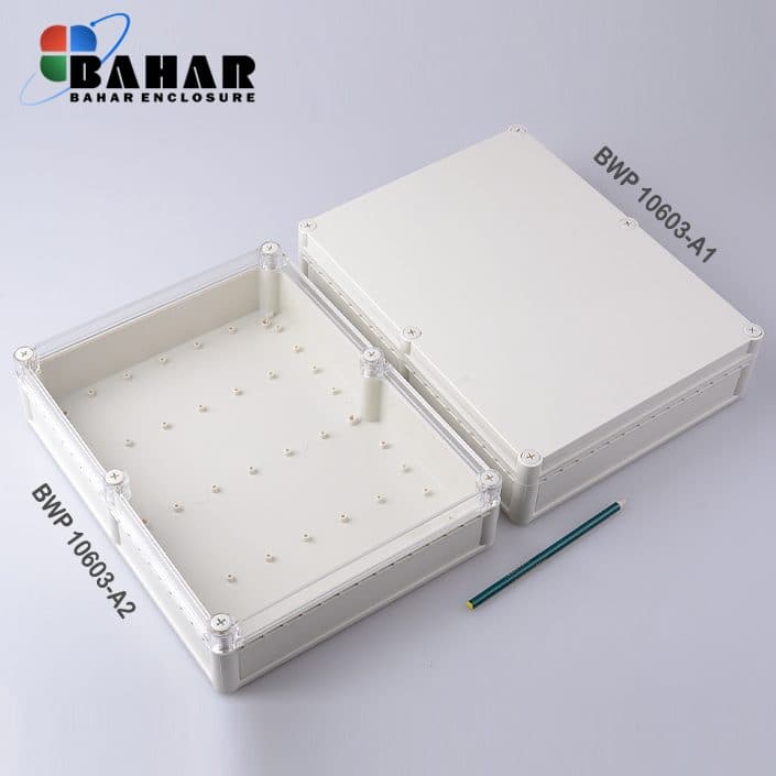 BWP 10603-A2 جعبه تمام پلاستیکی ضدآب گوشواره دار — تصویر ۳