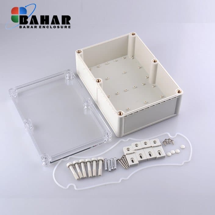 BWP 10601-A2 جعبه تمام پلاستیکی ضدآب گوشواره دار — تصویر ۲