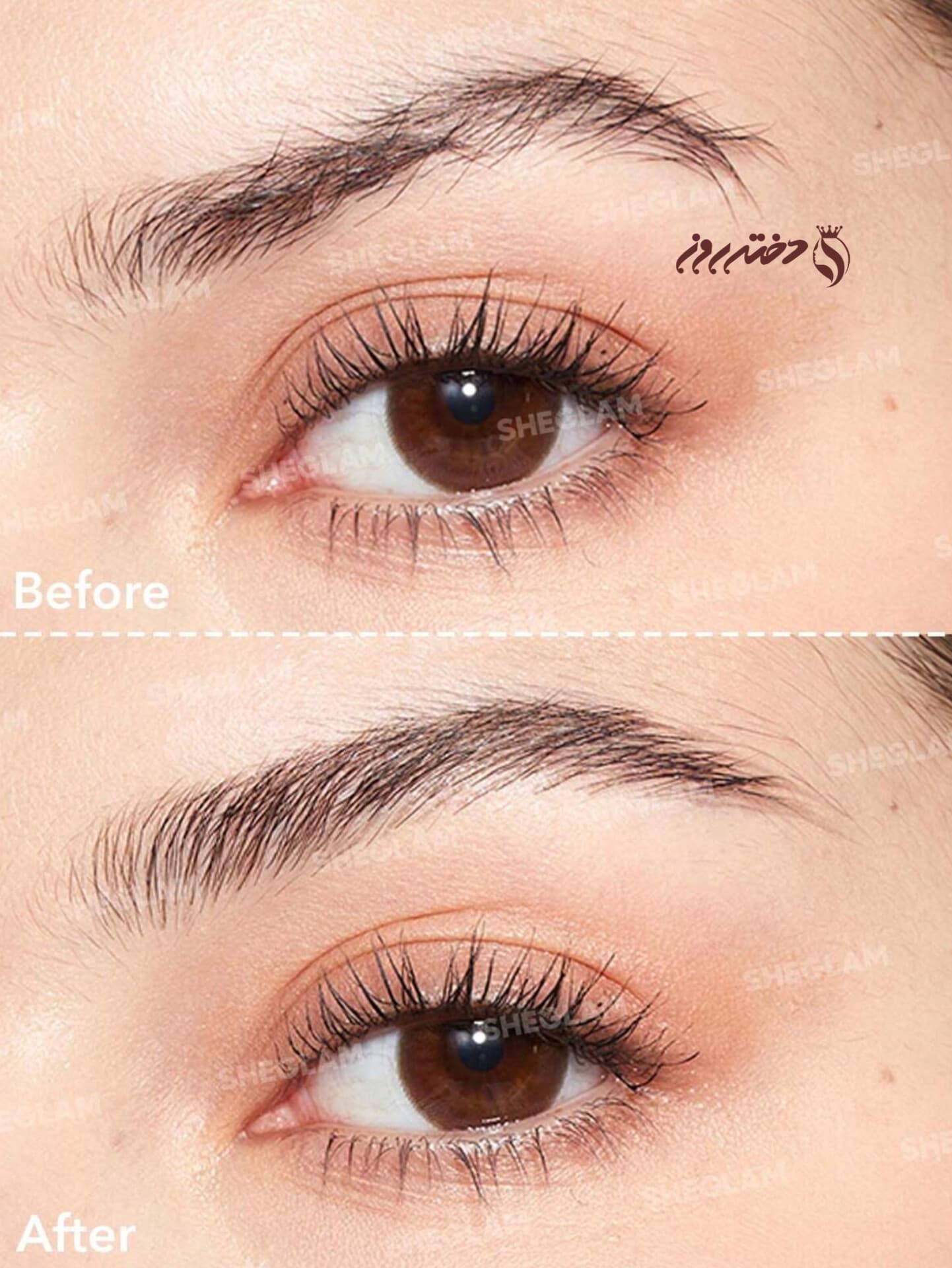 ژل ابرو شیگلم | SHEGLAM Brow Breakdown Brow Gel — تصویر ۲
