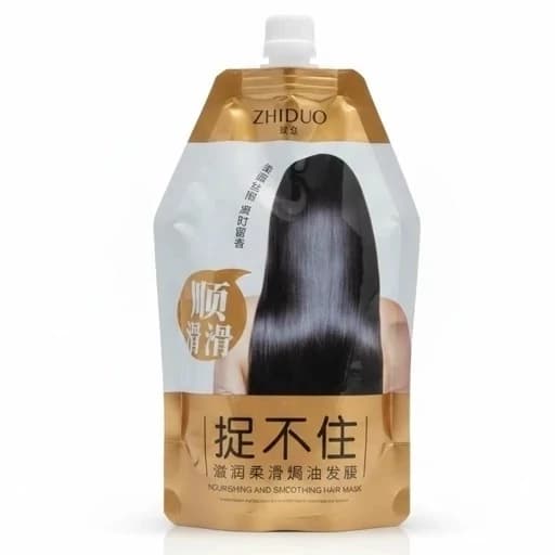 ماسک مو داخل حمام ژیدیو نرم کننده و مرطوب کننده و آبرسان مو آسیب دیده و رنگ و خیلی خشک — تصویر ۲