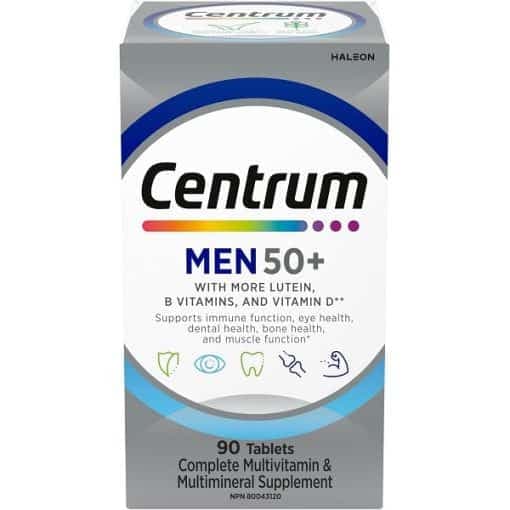 مولتی ویتامین مردانه سنتروم 90 عدد Centrum Men 50 Plus