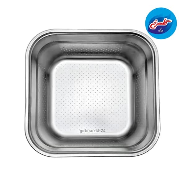 آبکش استیل مربع یونیک 3پارچه 24 تا 32 — تصویر ۳