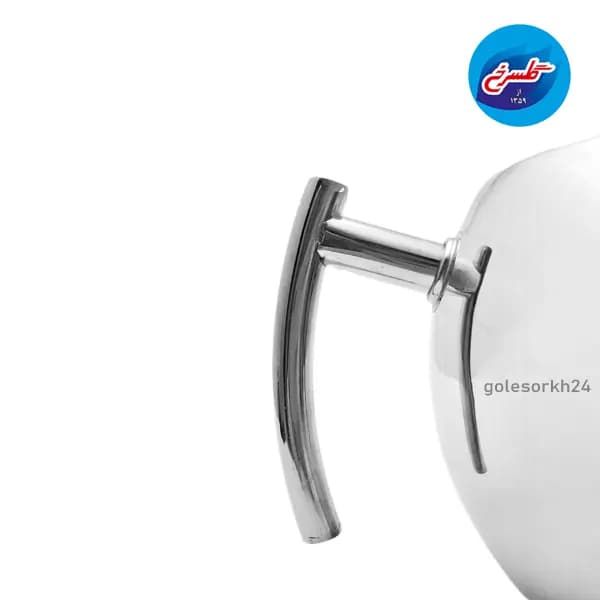 قوری استیل صافی دار 1 لیتر — تصویر ۵